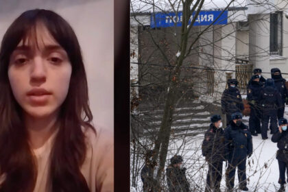 daca ma prindeau era sfarsitul o femeie din cecenia s a filmat in timp ce familia ei incerca sa o rapeasca din sectia de politie 666927215bdb6