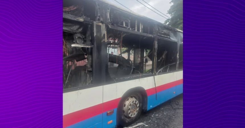 video panica in oradea un autobuz in care erau calatori a luat foc in mers 667d243c4d4ff